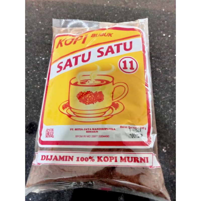 

Kopi Bubuk Satu Satu 250 gr