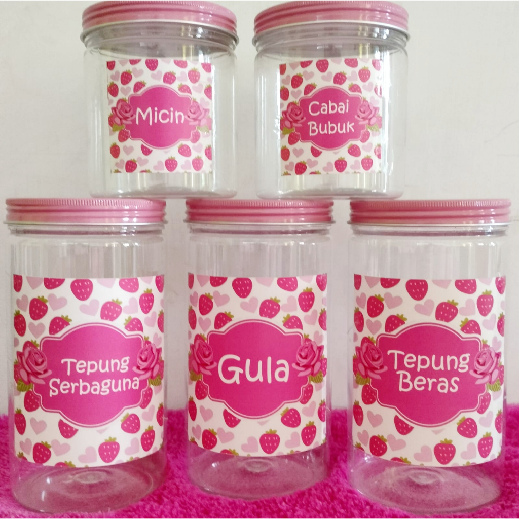 Toples Pink / Toples bumbu Strawberry / toples bumbu free stiker / toples tutup pink/ toples bumbu s