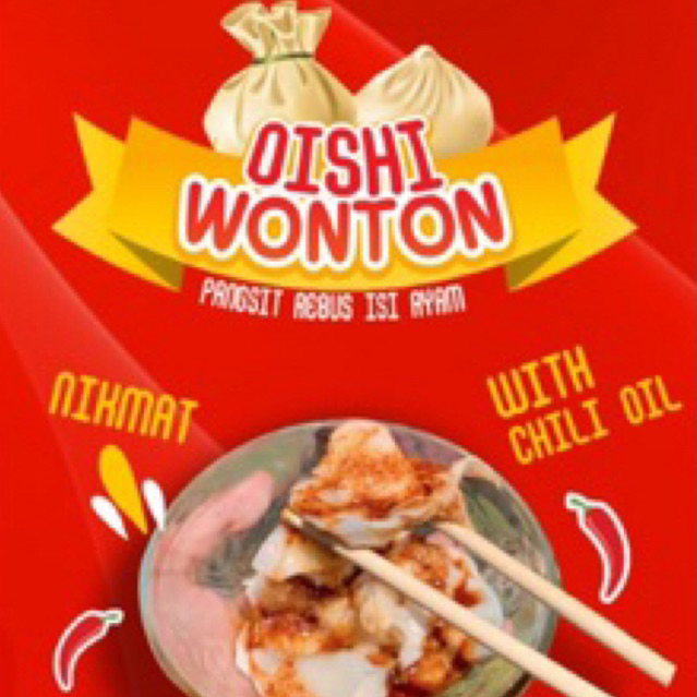 

Wonton Chili oil / Pangsit Rebus Isi Ayam / Dumpling