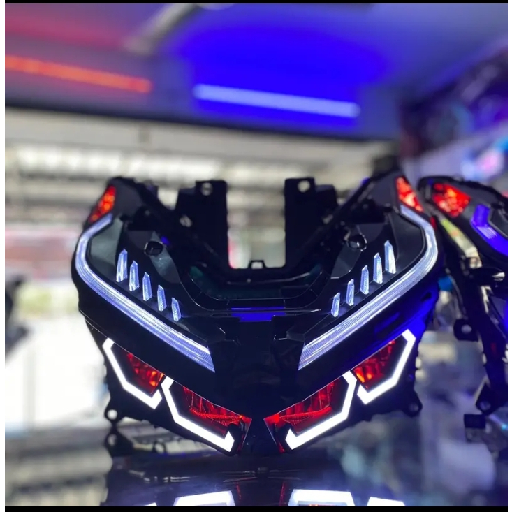 Lampu Bawah Lazy Frame Robot Hexagonal Hexa Hexaframe Hexa Frame Honda Vario New Led 2018 - 2023