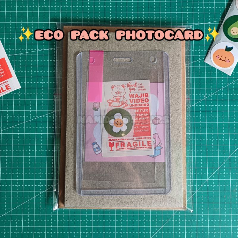 (set) eco packing photocard
