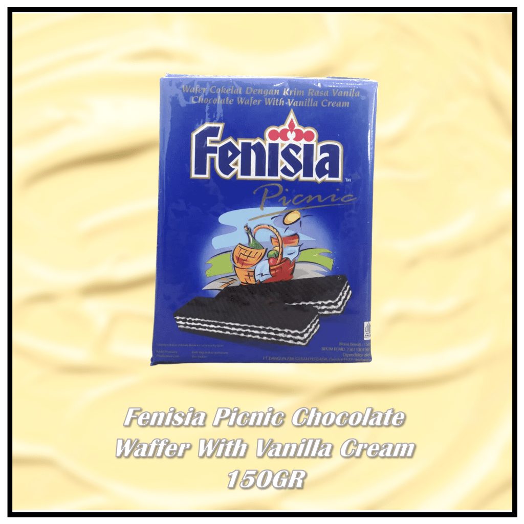 

Fenisia picnic chocolate wafer with vanilla cream 150GR