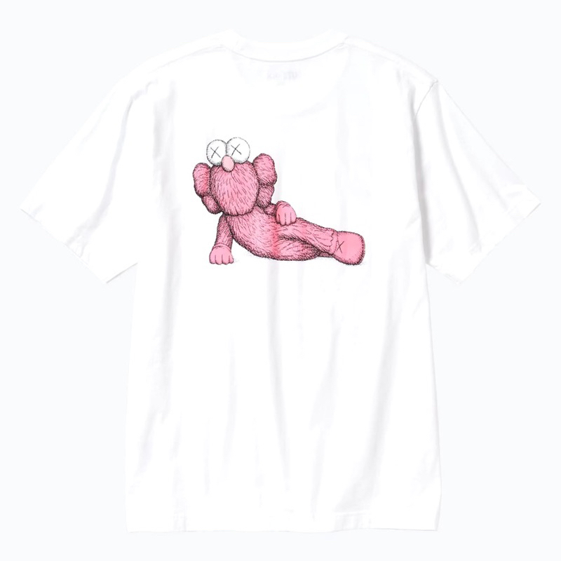 Uniqlo x Kaws 2023 White Pink (100% Authentic)