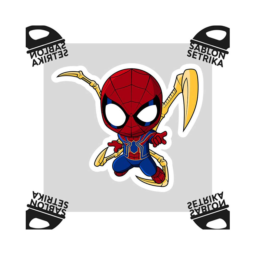 

Sablon Setrika DTF iron spidey spiderman Sticker Emblem Ukuran Kecil Sampai Ukuran Jumbo