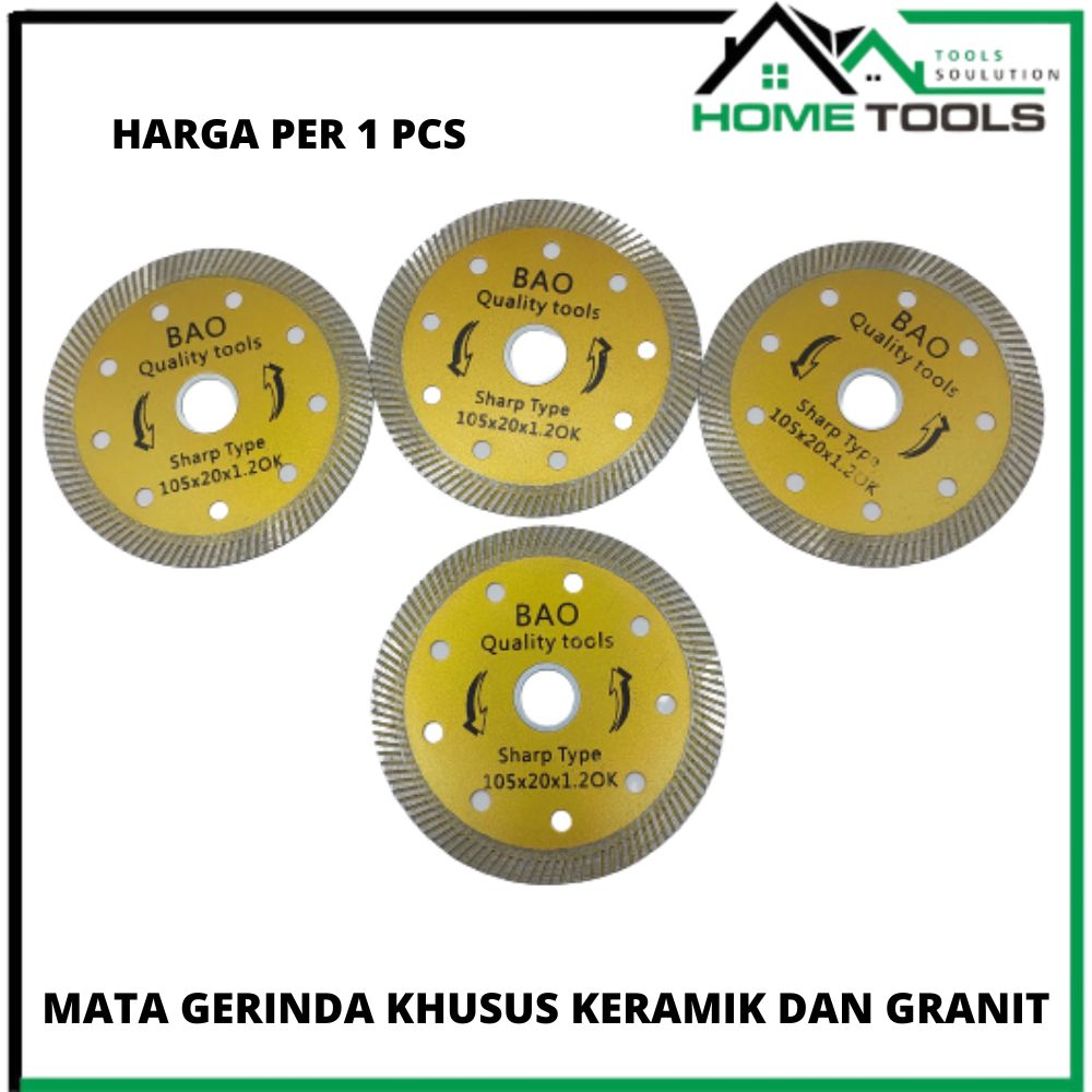 Mata gerinda bobok tembok Mata gerinda potong keramik 4 inch basah dan kering