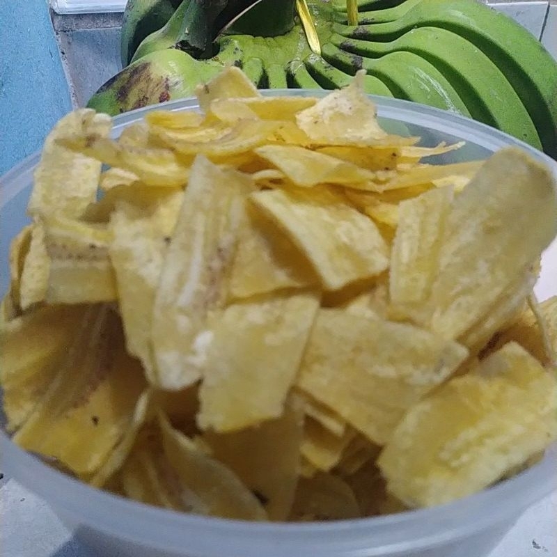 

kripik pisang original asin / gurih 500gr