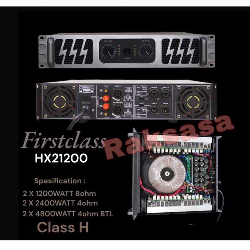 Power Amplifier Firstclass Class H HX21200 hx 21200 Original