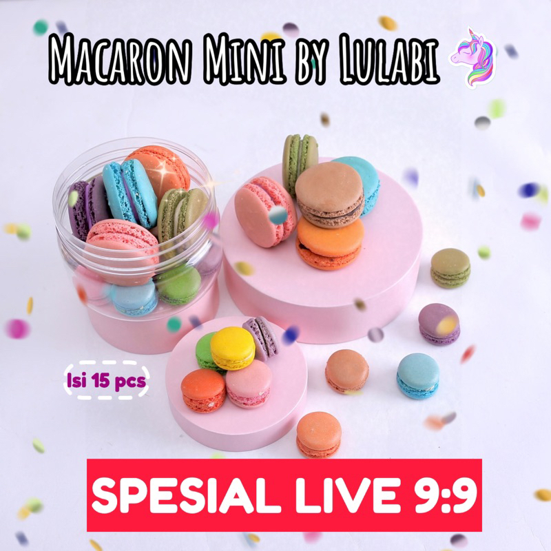 

(SPECIAL LIVE) MACARON MINI BY LULABI TERMURAH TERENAK FRESH