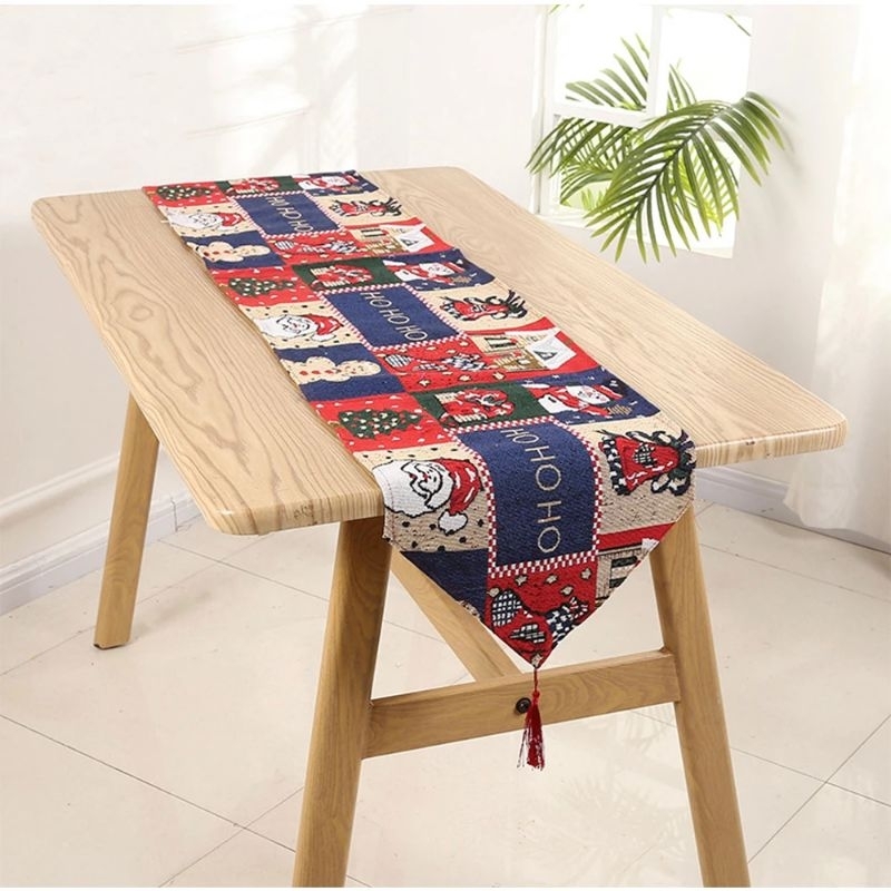 Table Runner Natal 33x250cm - Taplak Table Runner - Taplak Meja Natal - Taplak Meja Natal Panjang