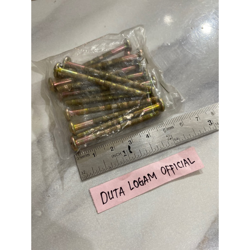 Baut patah isi 15 buah panjang 5 cm