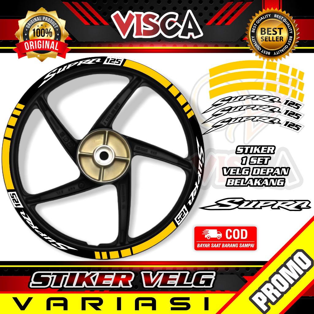 Stiker Velg List Velg Motor Stiker Velg Sticker Velg Supra