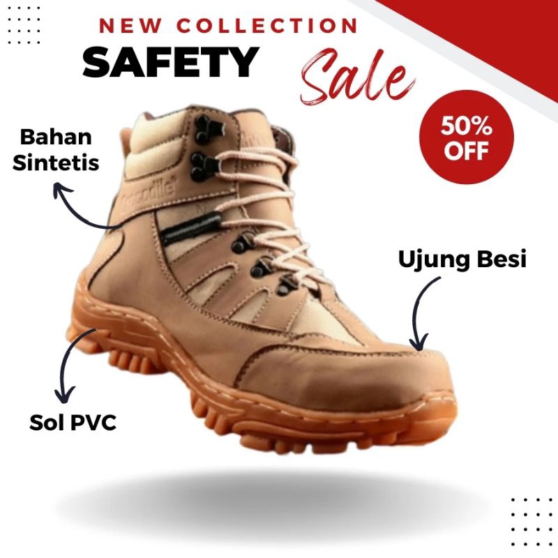 SEPATU SAFETY PRIA ARMOR OUTDOOR HIKING