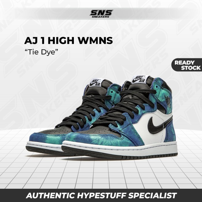 Nike Air Jordan 1 High Tie Dye W 100% Authentic