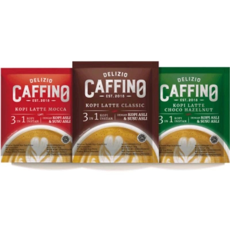 

(Pouch) CAFFINO Kopi Latte 10x20gr