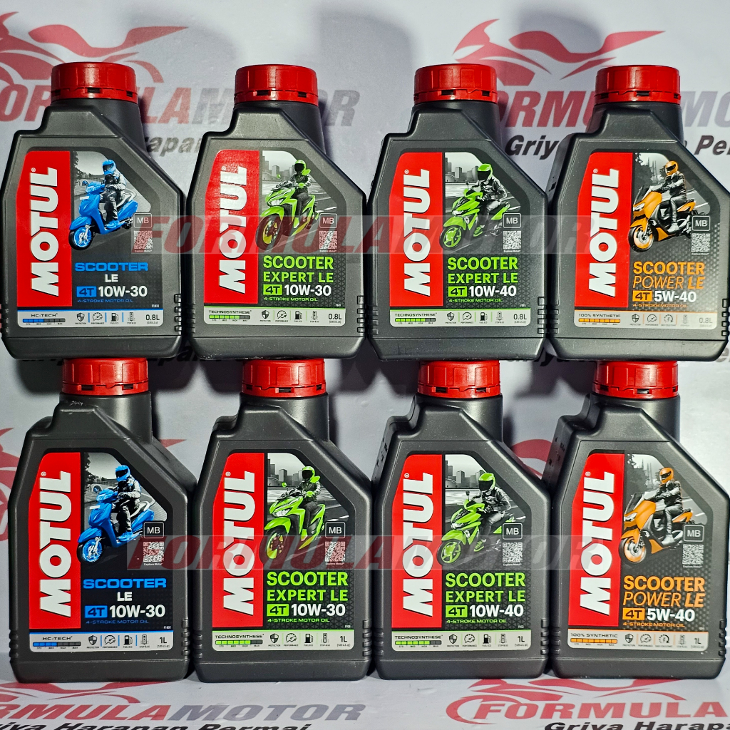Oli Motul Scooter LE All Series - Oli Mesin Motor Skuter/Matic