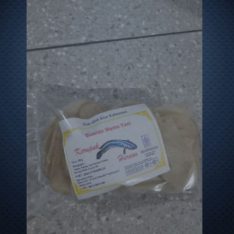 

Kerupuk Haruan 200gr