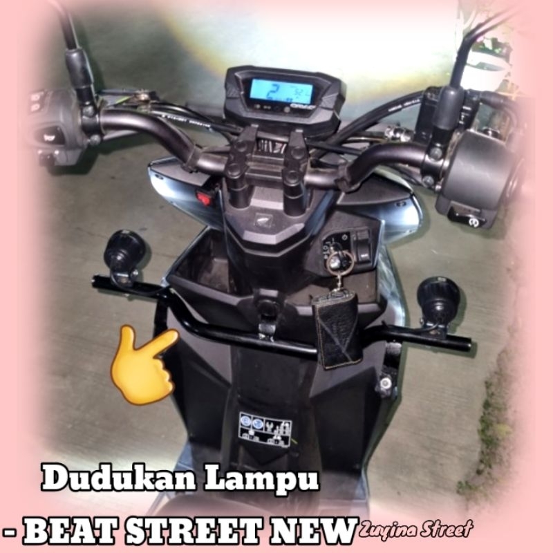 Tubullar dudukan lampu BEAT STREET