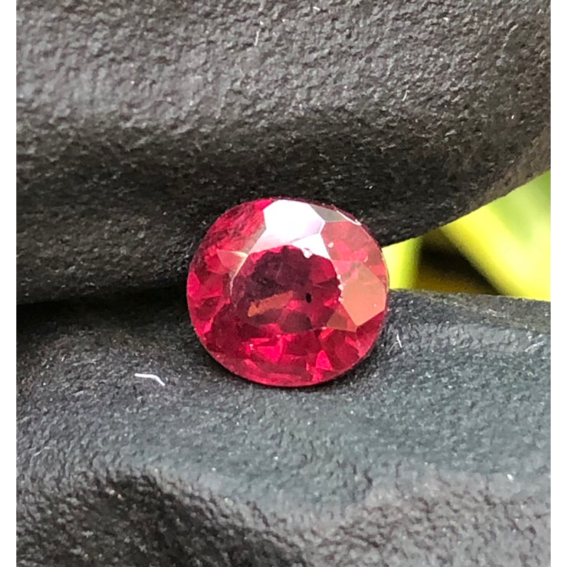batu permata natural rhodolite garnet 2,04 ct srilanka kristal warja cerah luster gemericik memo kgl