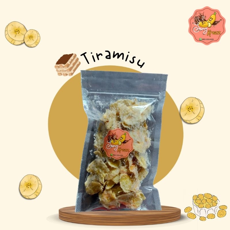 

Keripik Pisang Varian Tiramisu