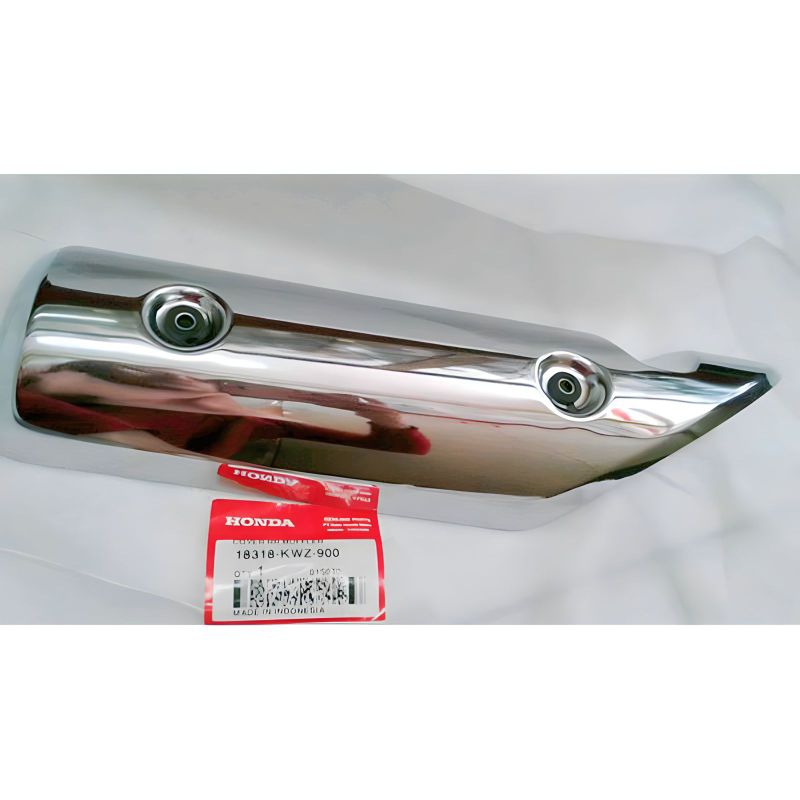 Tutup Knalpot Original HONDA Untuk motor Revo AT (2013-2016) Kodepart 18318-KWZ-900