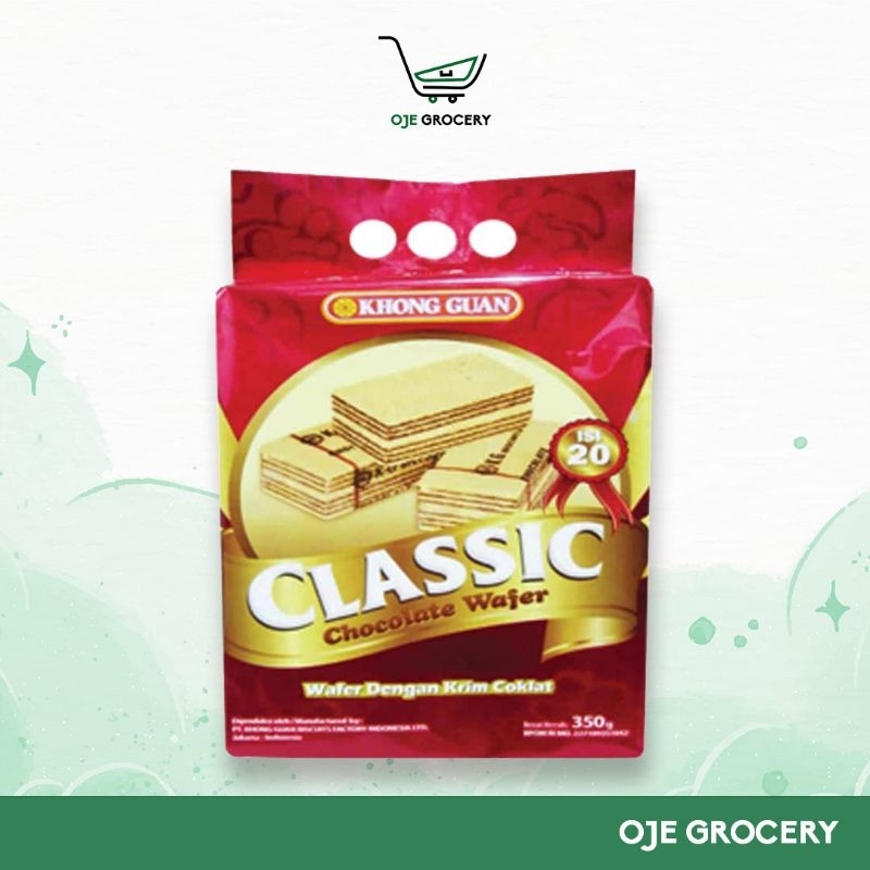 

KONGGUAN CLASSIC CHOCOLATE WAFER 350GR