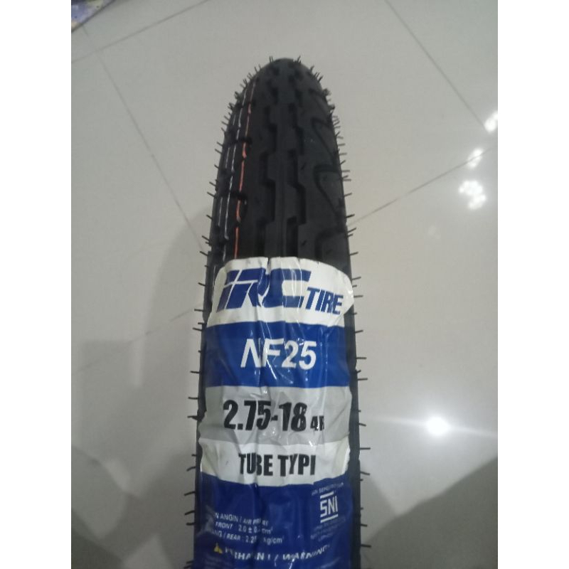 Ban 275 18 irc tube type/non tubeless*
