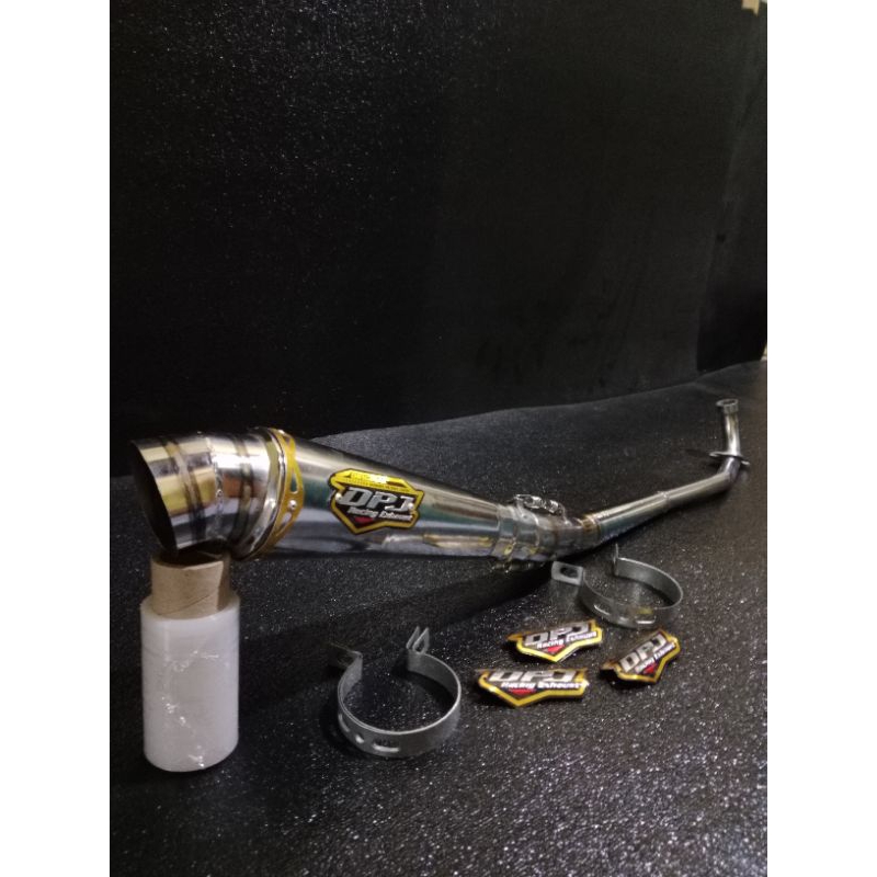 KNALPOT RACING DPJ HONDA SUPRA X, SUPRA X125, KARISMA, REVO, VEGA, SHOGUN, JUPITER Z, ASTREA GRAND, 