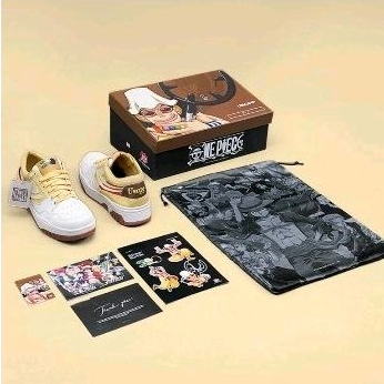 Jhonson X One Piece Nakama Luffy Zorro Sanji Usopp Nami Chopper Sepatu Sneakers Limited Edition