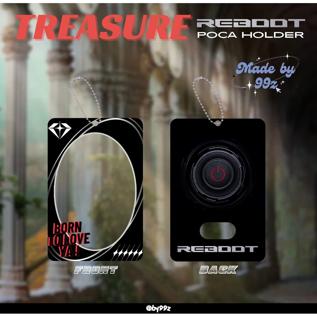 Photocard Holder Transparant / Acrylic Frame Photocard Holder / Poca Holder / Cahol Treasure Reboot 