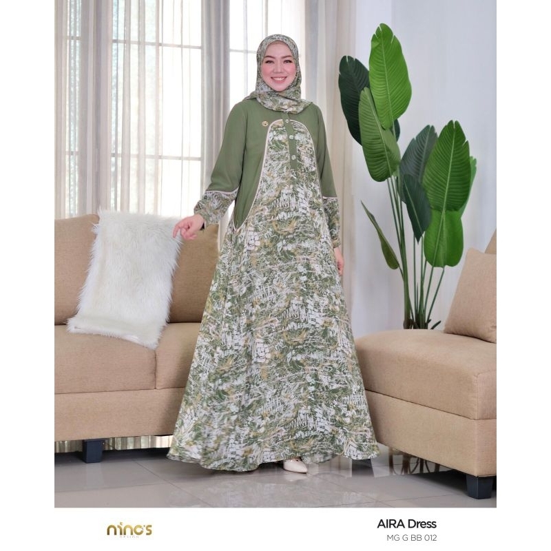 AIRA DRESS SEET HIJAB 012 BY NINOS DESIGN