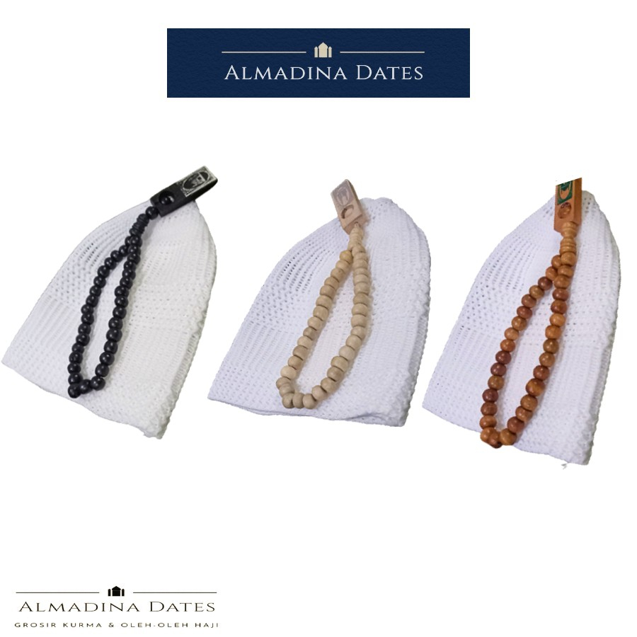 PECI RAJUT/PECI HAJI PUTIH POLOS UKURAN DEWASA