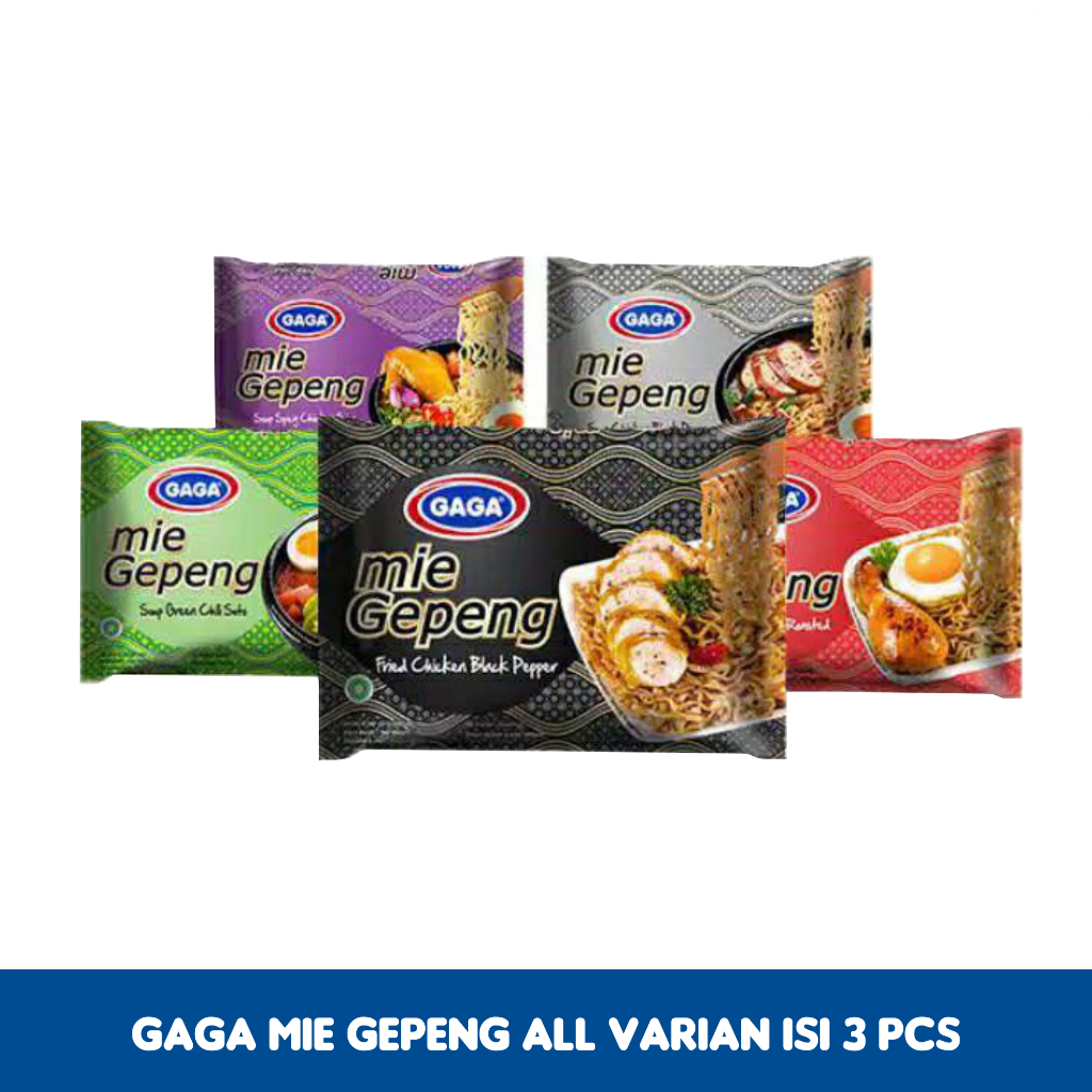 

Gaga Mie Gepeng All Varian Isi 3 Pcs