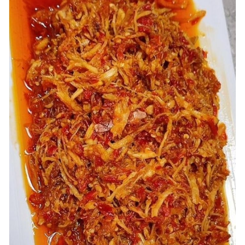 

sambal ayam suwir 200gr extra pedas