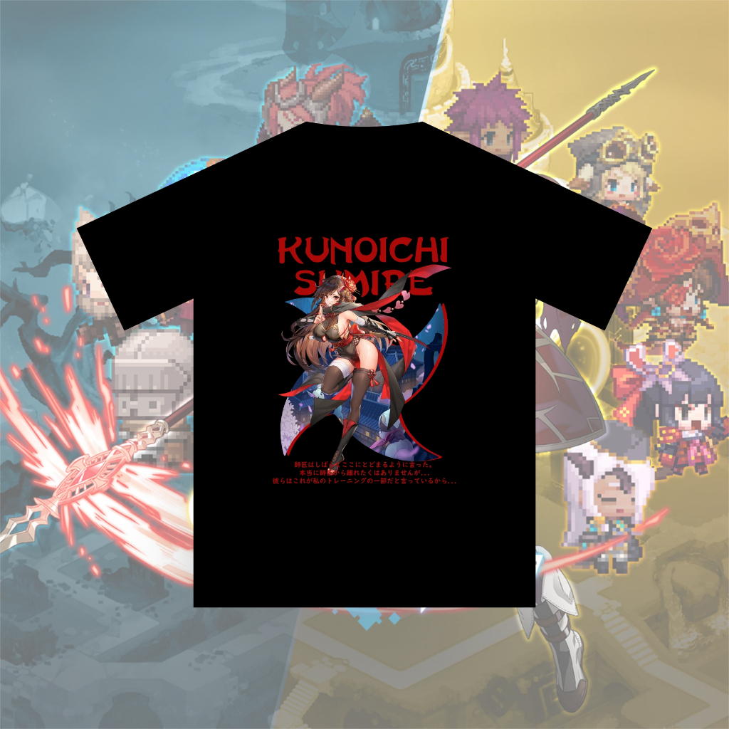 Kaos Guardian Tales SUMIRE Cotton Combed 30s