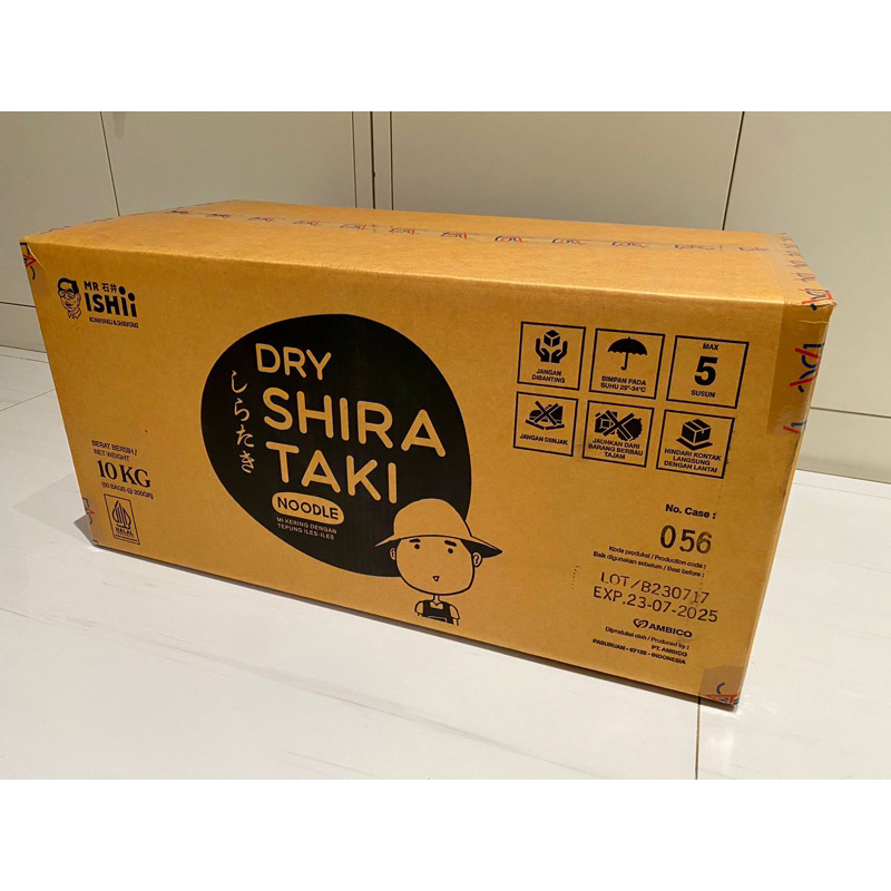 

DRY SHIRATAKI / MIE KERING SHIRATAKI KEMASAN 1 BOKS (NEW PACKAGING)