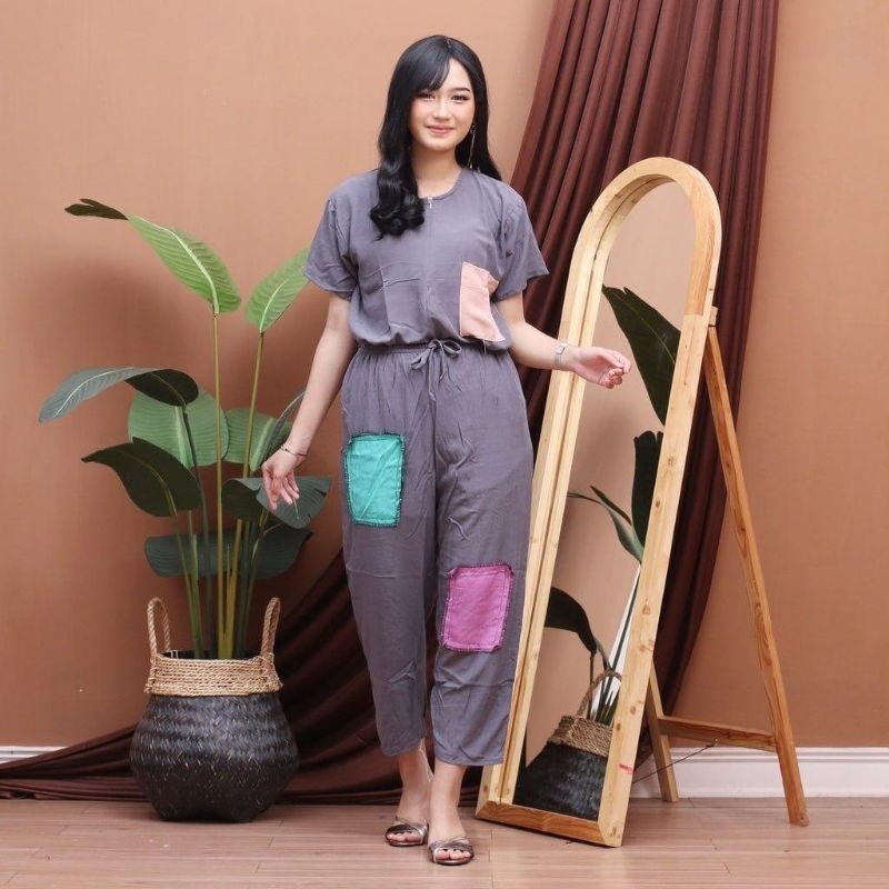 BAJU TIDUR SETELAN POLOS | PIYAMA | BAJU TIDUR PEREMPUAN | SET ASTRID GIRL | CELANA PANJANG | BUSUI 