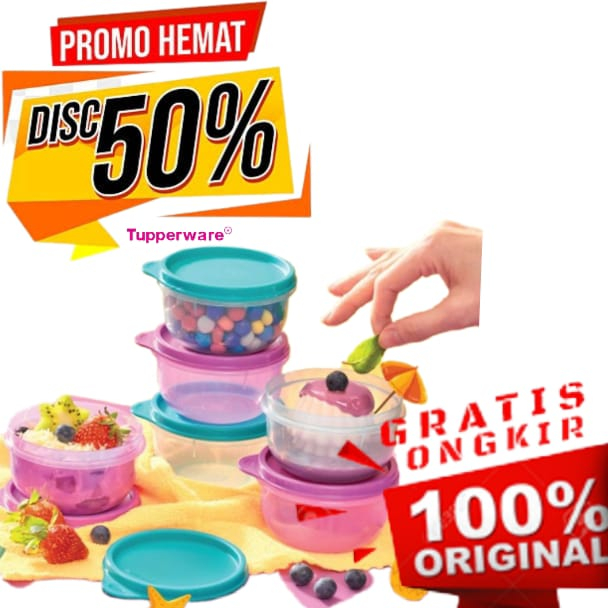 Tupperware Kiddie Set | Tempat Bekal Makanan Anak Bayi Serbaguna |Kado Estetik Hadiah Hampers Diskon