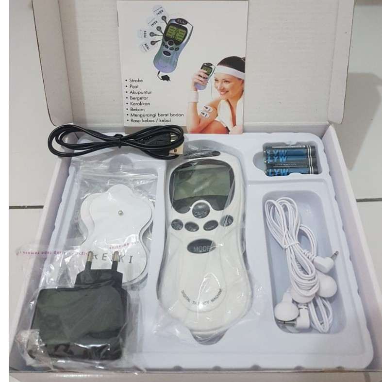 Terapi Pijat Elektrik Mesin Terapi Akupuntur Digital Reiki