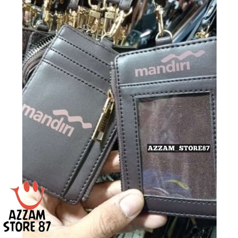 

ID Card Holder Tali Lanyard Name Tag Model Dompet Terbaru Logo BANK MANDIRI