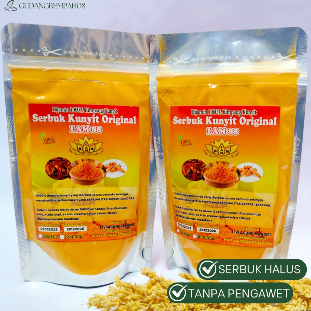 

BUBUK KUNYIT 50GR MERK LAM88