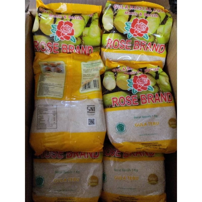

gula rose brand kuning 1kg