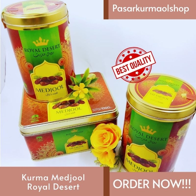 

Kurma Medjool Kaleng 500gr