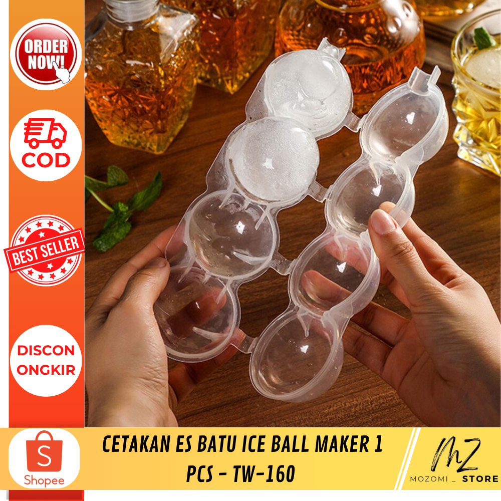 Cetakan Es Batu Ice Ball Maker 1 PCS - TW-160 / Aksesoris kulkas / Alat pembuat es krim kotak dapur 