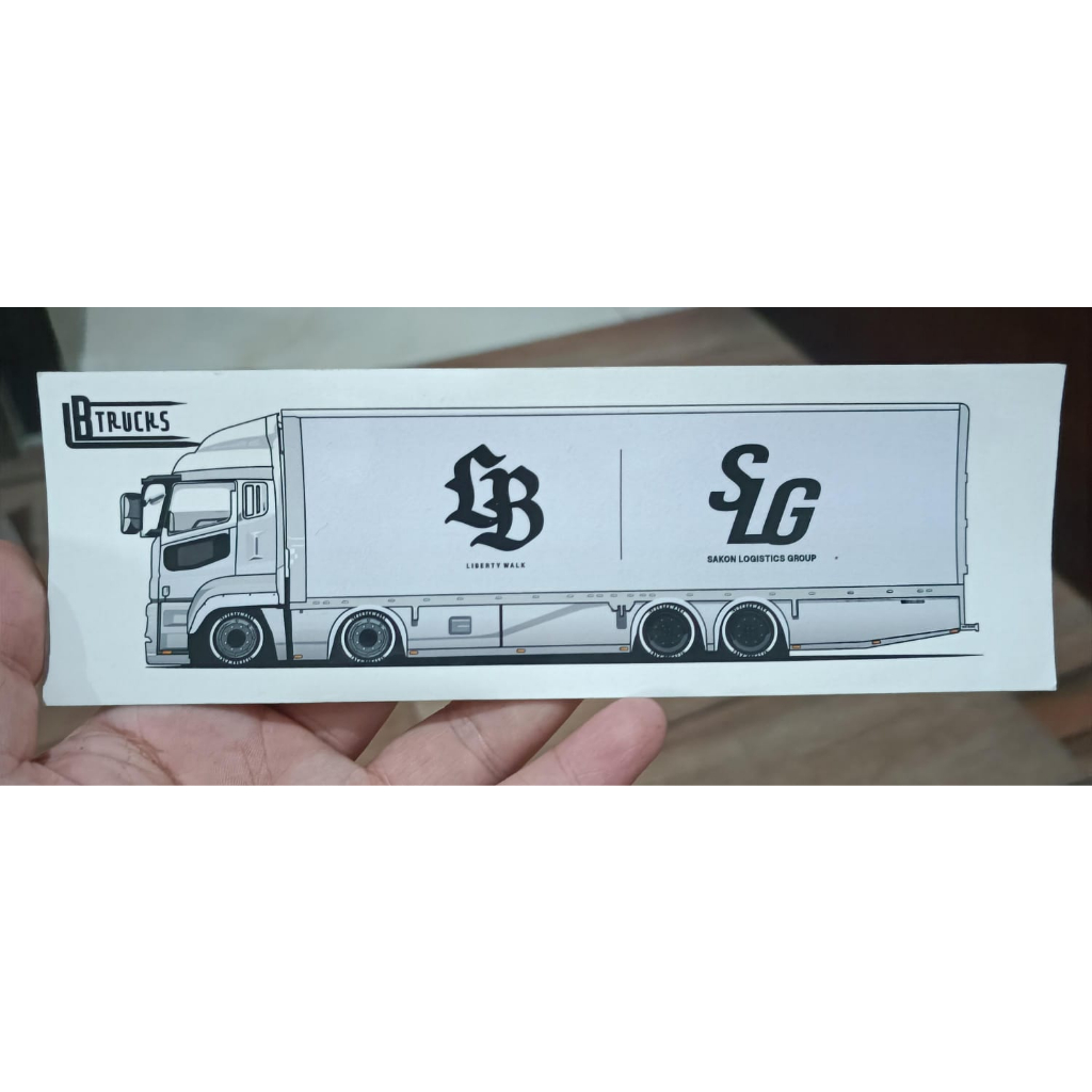 

Liberty Walk LBWK X SLG Sakon Logic Group Truck Sticker Limited