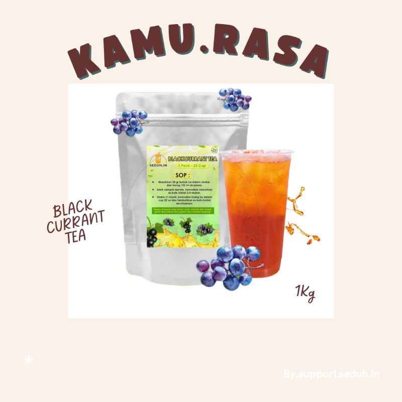 

BUBUK POWDER BLACK CURRANT TEA 1Kg