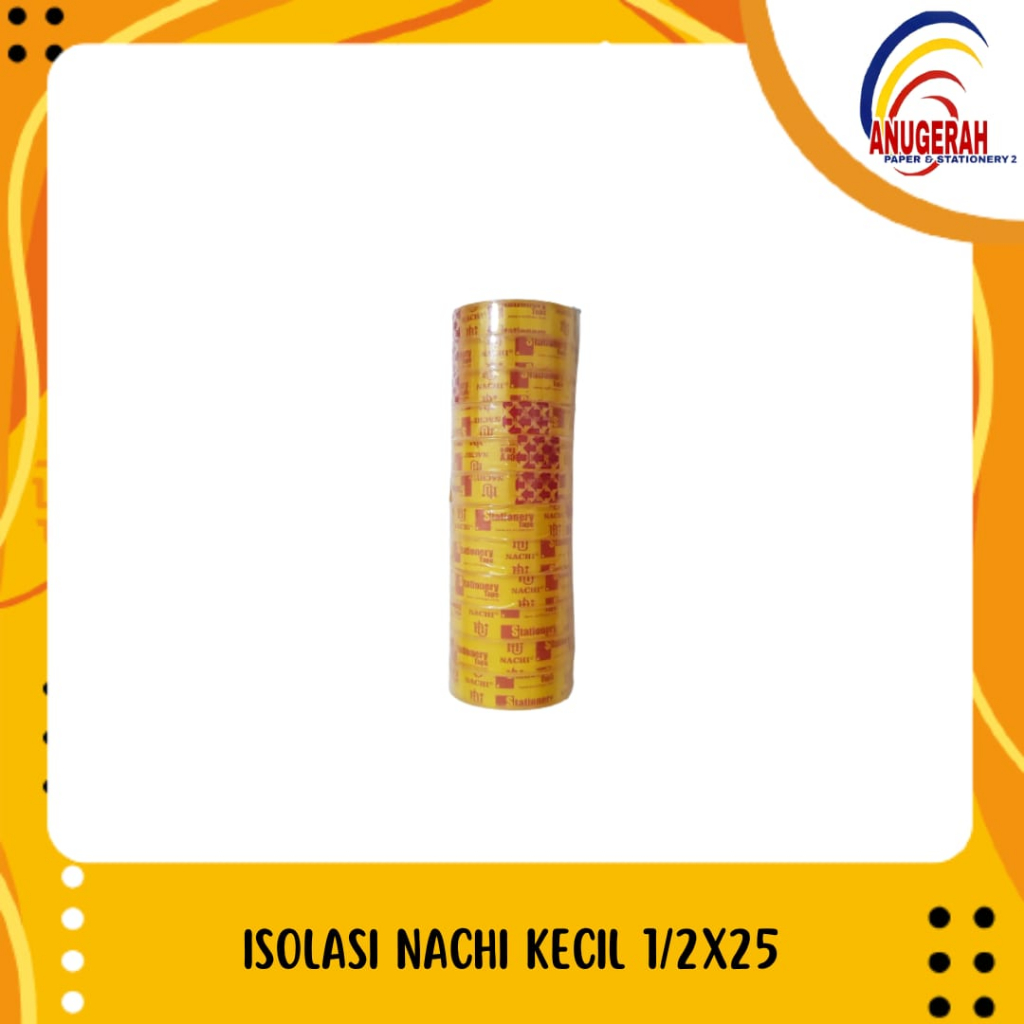 

ISOLASI NACHI KECIL TEBAL 1/2`X25 (SLOP)