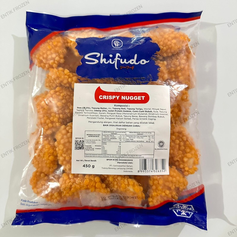 

Shifudo Crispy Fish Nugget 500Gr