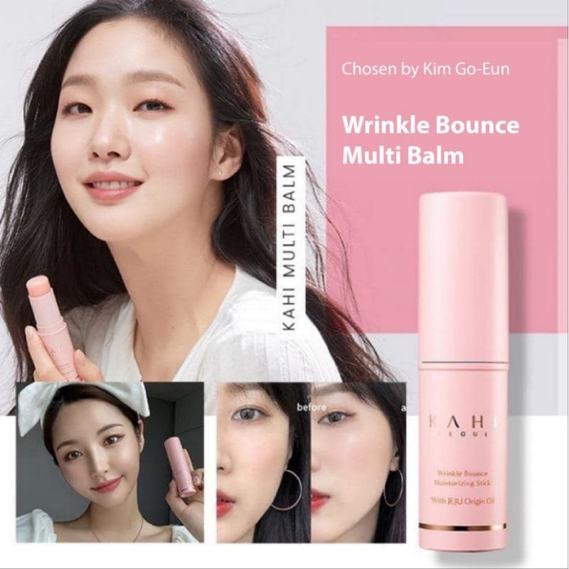 ✨Kahi Wrinkle Bounce Moisturizing Multi Balm Stick 9g ✨Eye Balm✨Anti penuaan Anti-Kerut