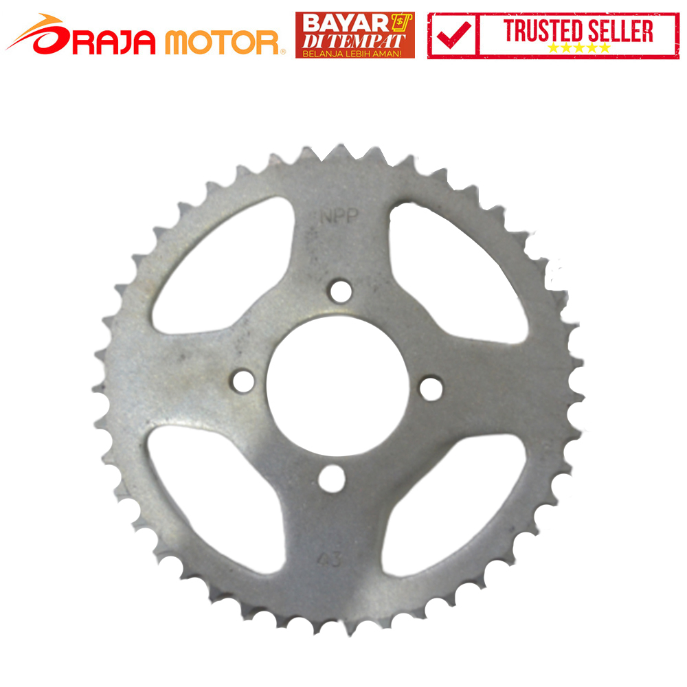 COD READY - NPP Gir Belakang 43 - 428 Suzuki Satria 120 2 Tak- RAJA MOTOR Jual Aksesoris Variasi Sep