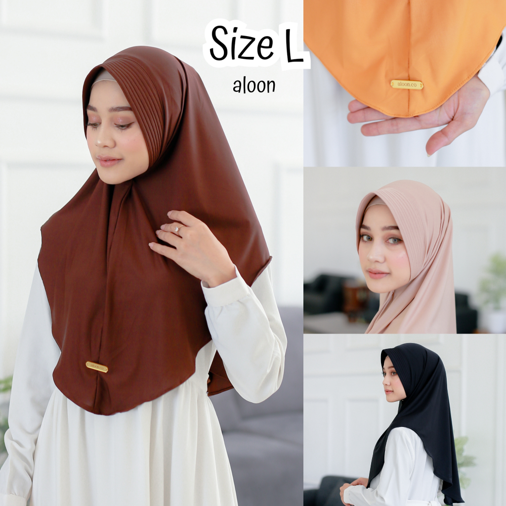 Bergo Hamidah Ukuran L by aloon co